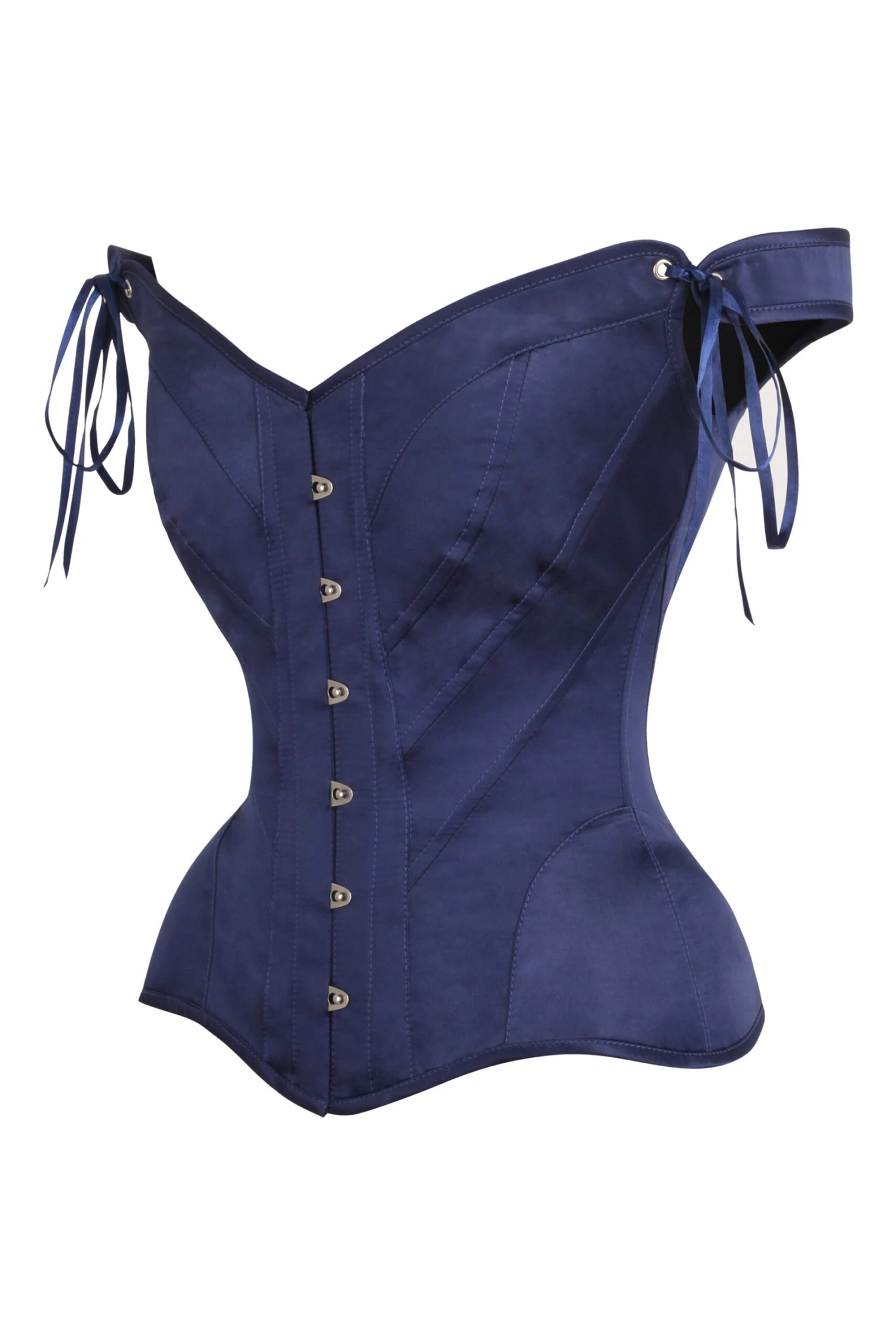 Navy Blue Sleeved Corset 3 Navy Blue Sleeved Corset - Image 3