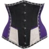Purple Victorian Circus Inspired Longline Underbust
