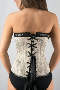 Instant Shape Victorian Olive Green Corset -Corset Story a3034 green olive steel corset