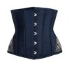 Midnight Blue Underbust With Shimmering Hip Panels