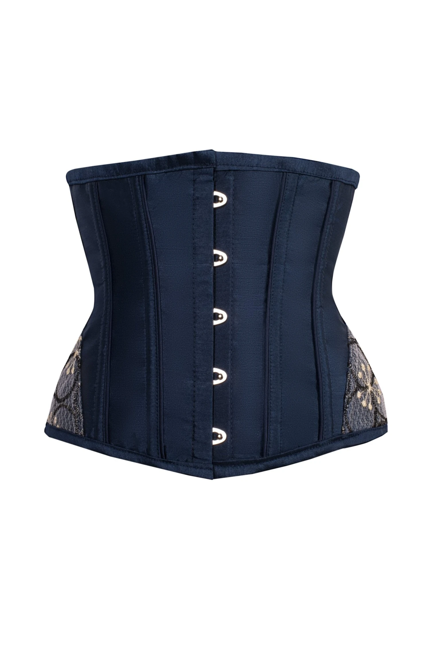 Midnight Blue Underbust With Shimmering Hip Panels 1 Midnight Blue Underbust With Shimmering Hip Panels