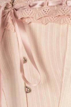 Beige Summer Victorian Vintage Straight Lined Overbust 16 Beige Summer Victorian Vintage Straight Lined Overbust -Corset Story csft038 detail 1