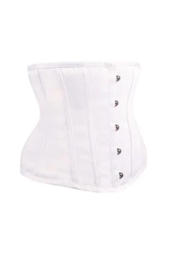 Instant Shape White Satin Underbust 23 Instant Shape White Satin Underbust -Corset Story csft067side 1