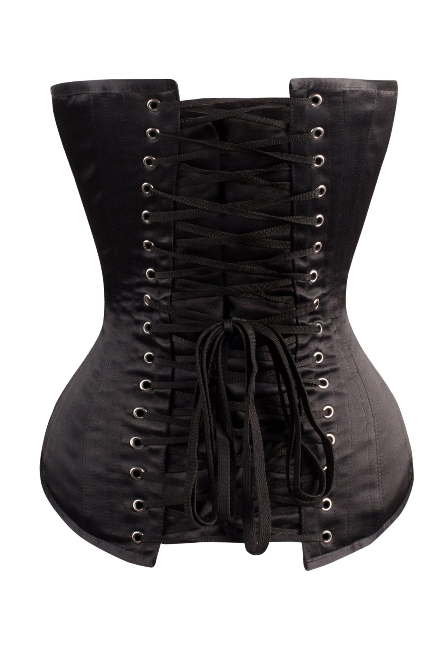Classic Long Black Waist Taming Corset 4 Classic Long Black Waist Taming Corset - Image 4
