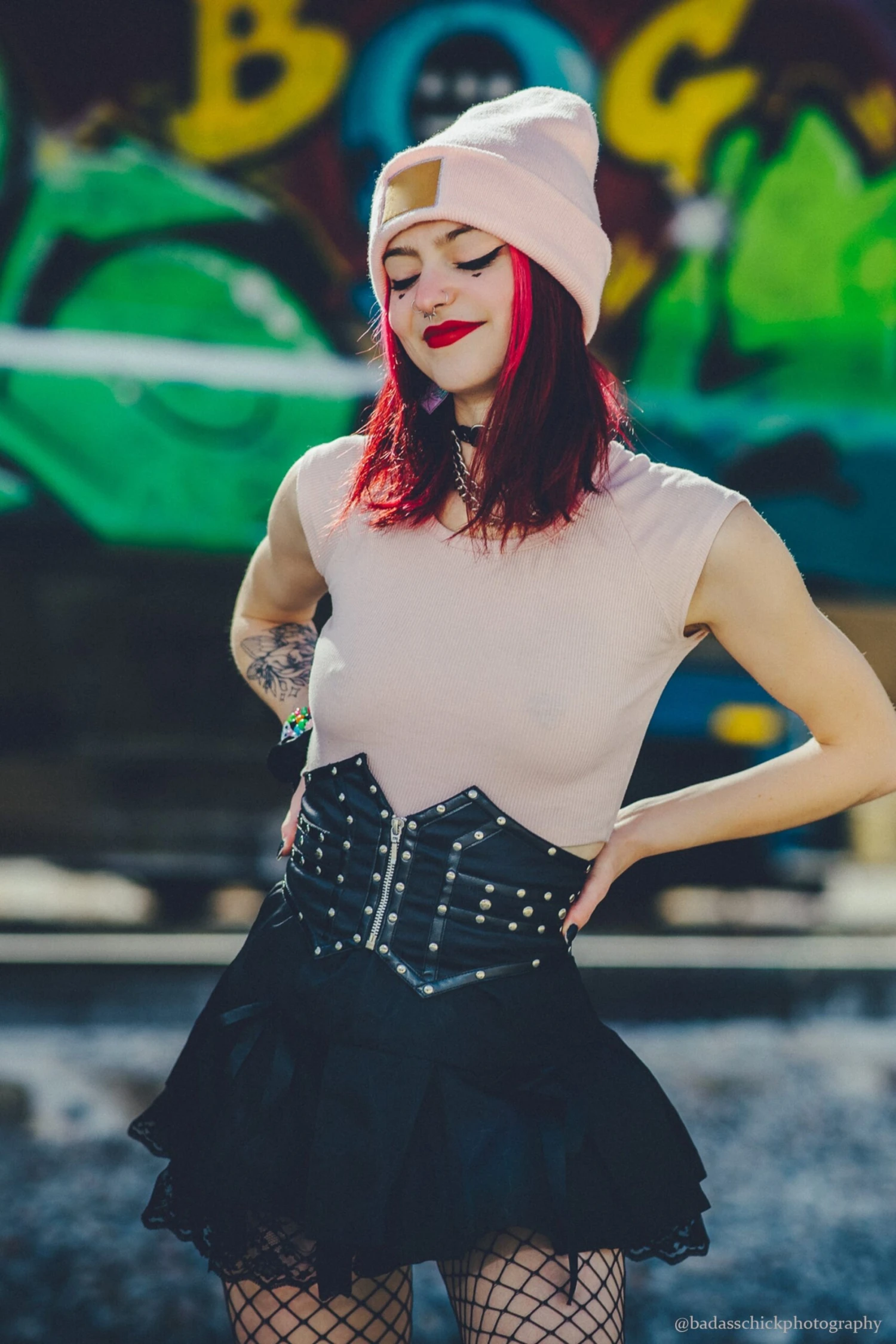 Studded Black Corset Inspired Belt 2 Studded Black Corset Inspired Belt - Image 2