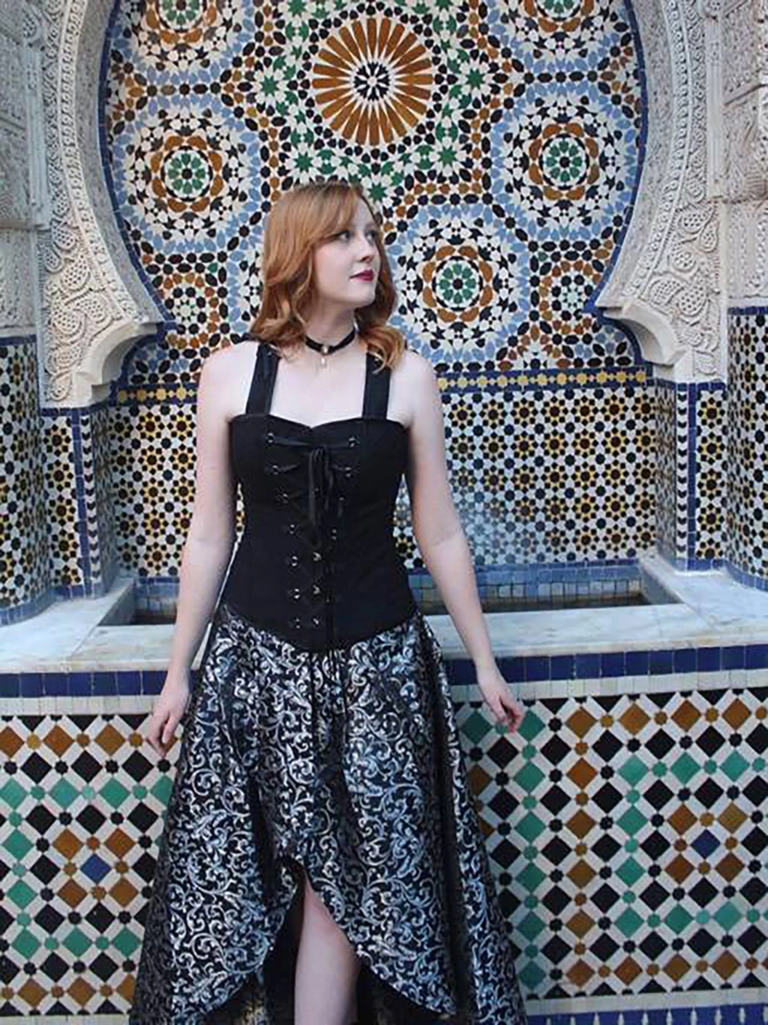 Vintage Inspired Overbust With Angled Panels And Shoulder Straps 10 Vintage Inspired Overbust With Angled Panels And Shoulder Straps - Image 10